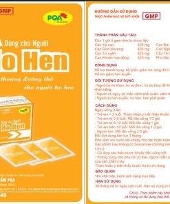 Cốm Ho Hen PQA 3 cốm ho hen pqa