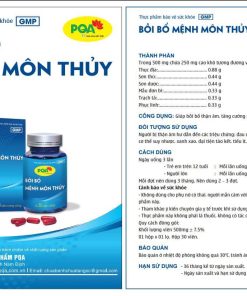 Viên Nang PQA Bồi Bổ Mệnh Môn Thủy 3 mệnh môn thủy