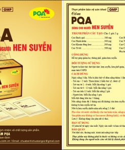Hướng dẫn sử dụng Cốm Hen Suyễn PQA