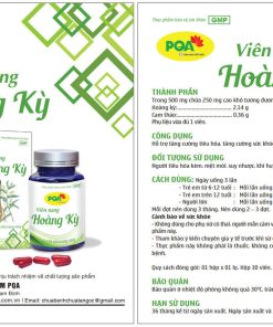 PQA Viên nang Hoàng Kỳ 3 PQa Hoàng Kỳ viên nang