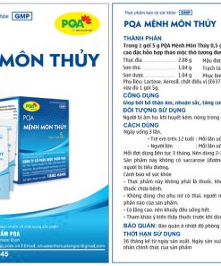 PQA Cốm Bồi Bổ Mệnh Môn Thủy 6 PQA Mệnh Môn Thủy