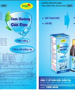 PQA Tam Hoàng Giải Độc dùng cho người nhiệt miệng