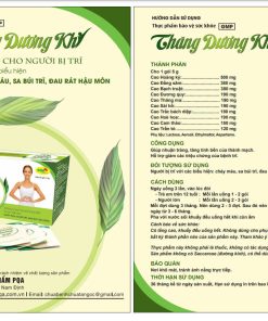 PQA Thăng Dương Khí dùng cho người bị trĩ với các biểu hiện: Chảy máu, sa búi trĩ, đau rát hậu môn