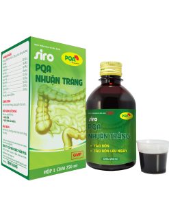 siro pqa nhuận tràng dùng cho bé bị táo bón mạn tính lâu ngày