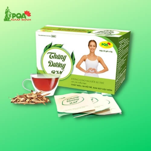PQA thăng dương khí chữa trĩ